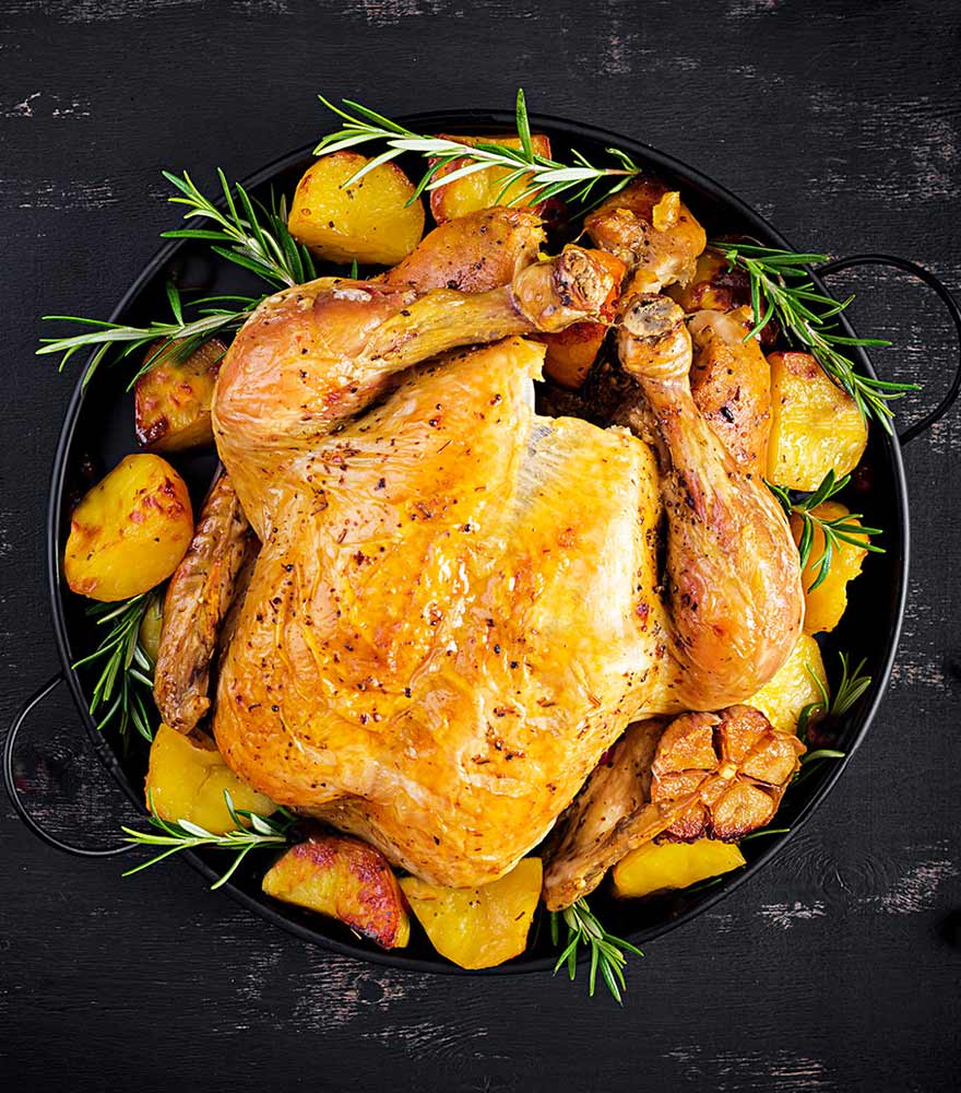 POULET RÔTI À LA MAURICIENNE